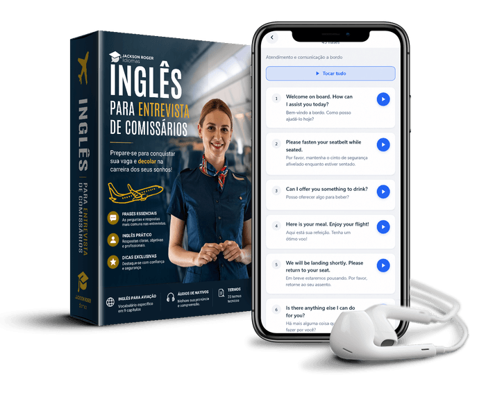 Entrevista em Inglês para Comissários