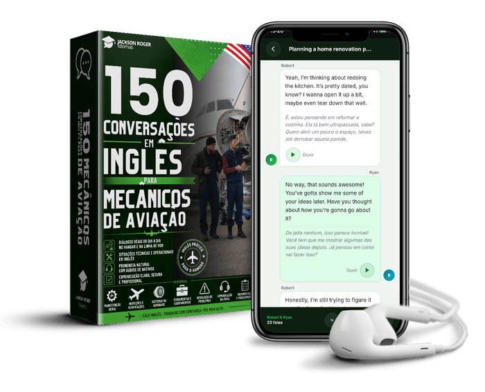 150 Conversações em Inglês para Mecânicos de Aviação